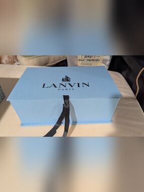 lanvin paris shoe box
